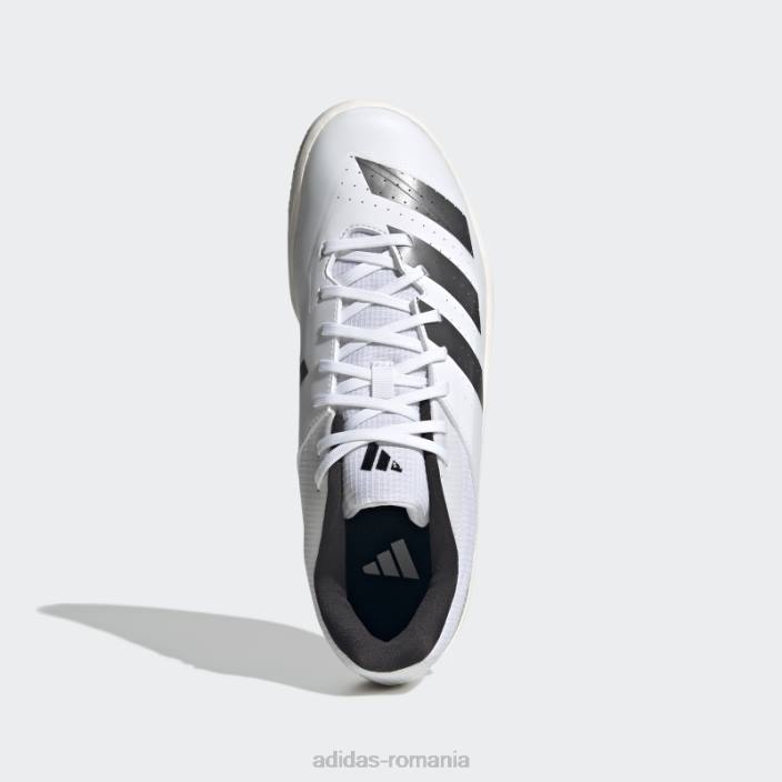 Adidas pantofi throwstar albi unisex alb/metalic/negru 2JBN12686