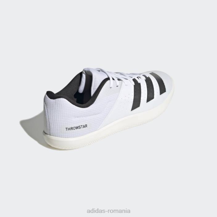 Adidas pantofi throwstar albi unisex alb/metalic/negru 2JBN12686