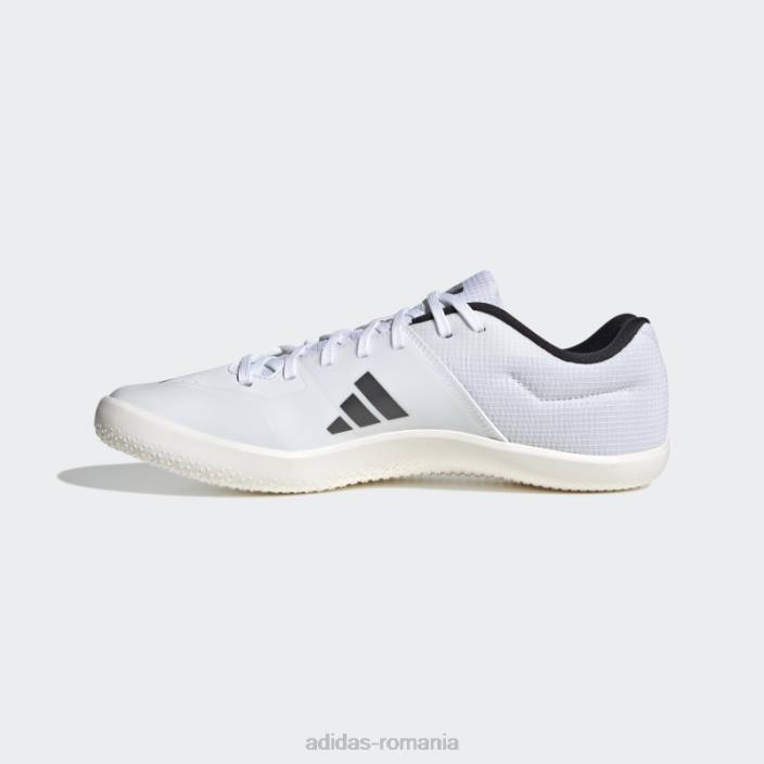 Adidas pantofi throwstar albi unisex alb/metalic/negru 2JBN12686