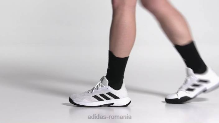 Adidas Courtjam control pantofi de tenis negri unisex alb negru 2JBN12954