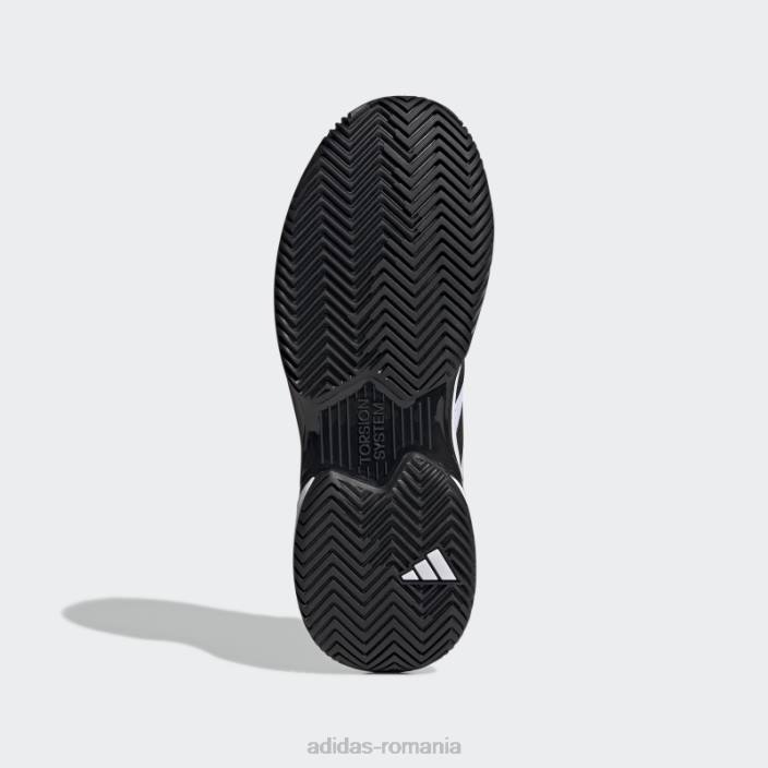 Adidas Courtjam control pantofi de tenis negri unisex alb negru 2JBN12954