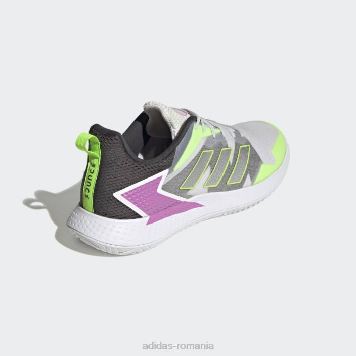 Adidas pantofi de tenis albi de viteză sfidătoare unisex alb/argintiu/carbon 2JBN13067