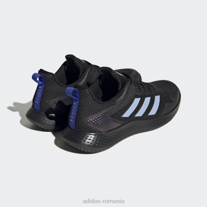 Adidas pantofi de tenis de viteză sfidătoare negri adidas unisex zori negru/albastru/fucsia 2JBN12396