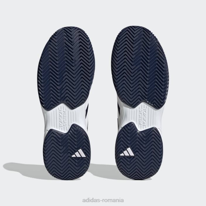 Adidas pantofi tenis courtjam control bleumarin unisex bleumarin/alb 2JBN12565