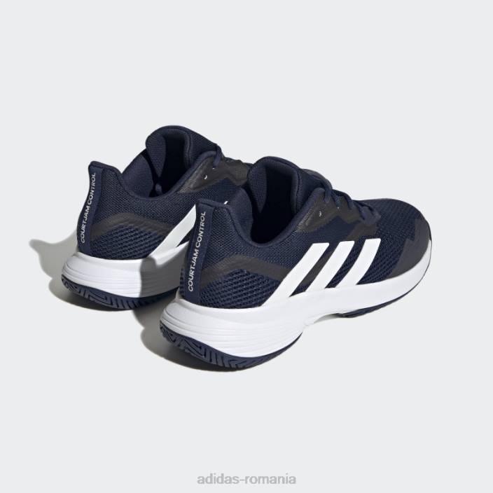 Adidas pantofi tenis courtjam control bleumarin unisex bleumarin/alb 2JBN12565