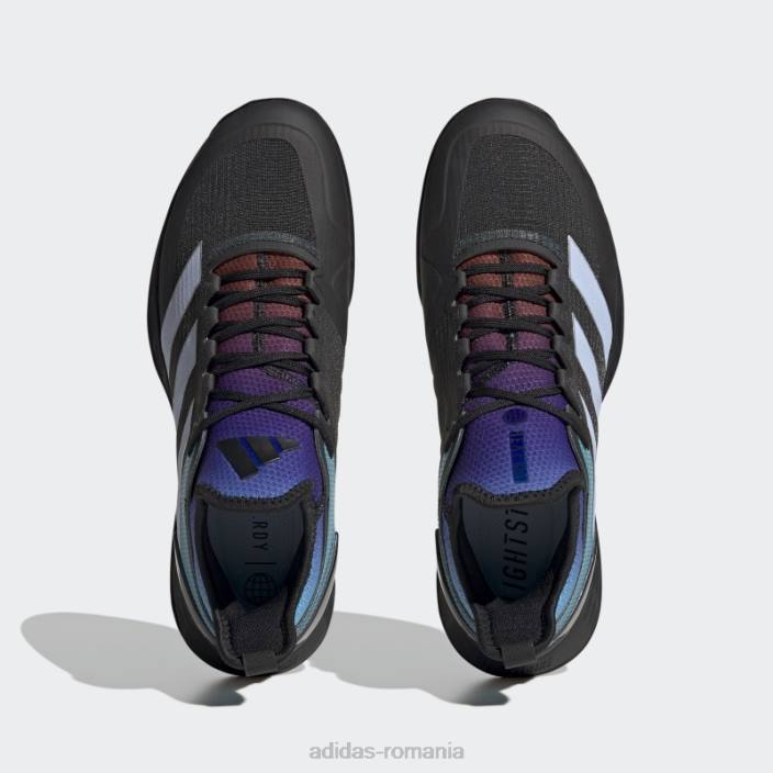 Adidas pantofi tenis gri adizero ubersonic 4 adidas unisex gri/albastru zori/negru 2JBN12471