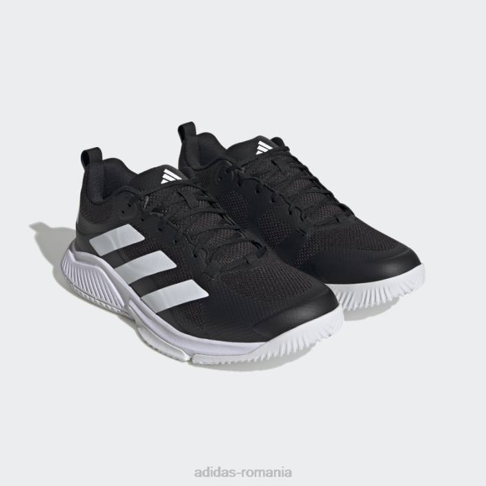 Adidas pantofi adidas negri court team bounce 2.0 unisex alb negru 2JBN12549
