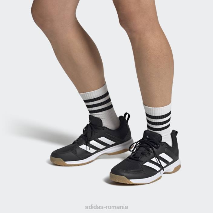 Adidas pantofi adidas negru ligra 7 indoor unisex alb negru 2JBN12531