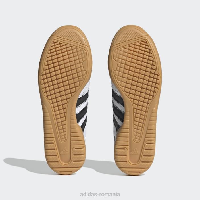 Adidas pantofi de handbal albi spezial light unisex alb negru 2JBN12430