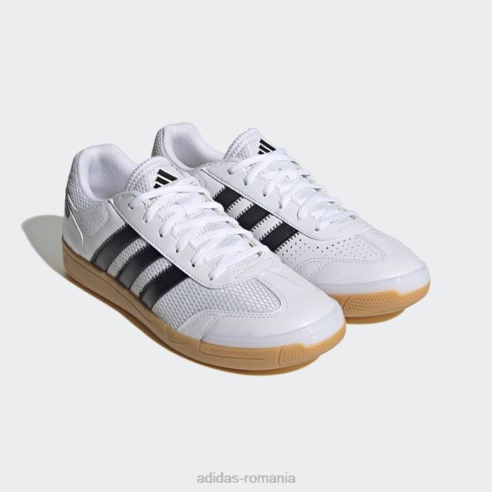 Adidas pantofi de handbal albi spezial light unisex alb negru 2JBN12430