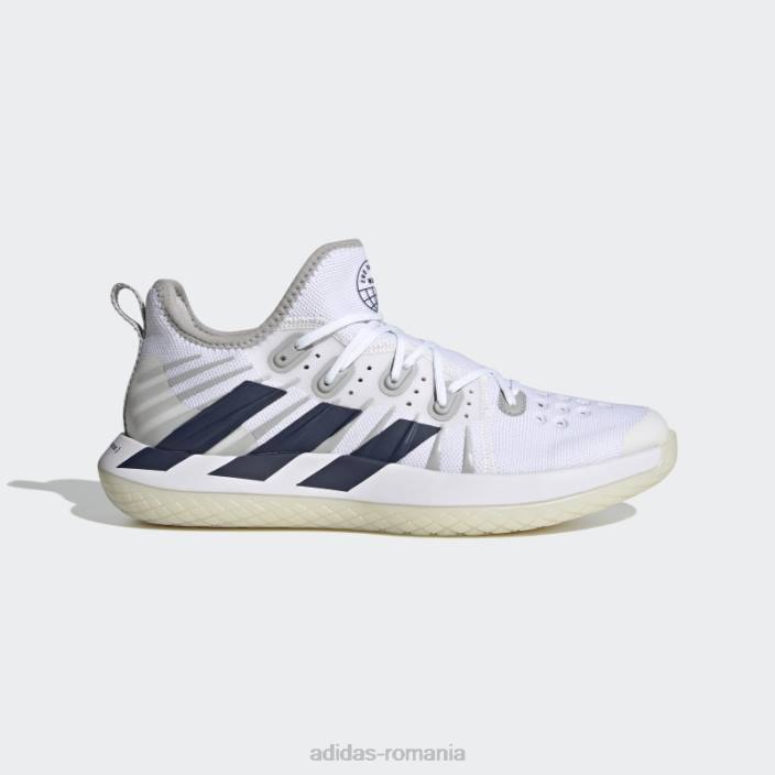 Adidas pantofi stabil next gen alb unisex alb/albastru marin/gri 2JBN12517